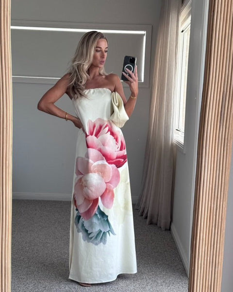 Sabrina White Dress | | S | Agnese Studios